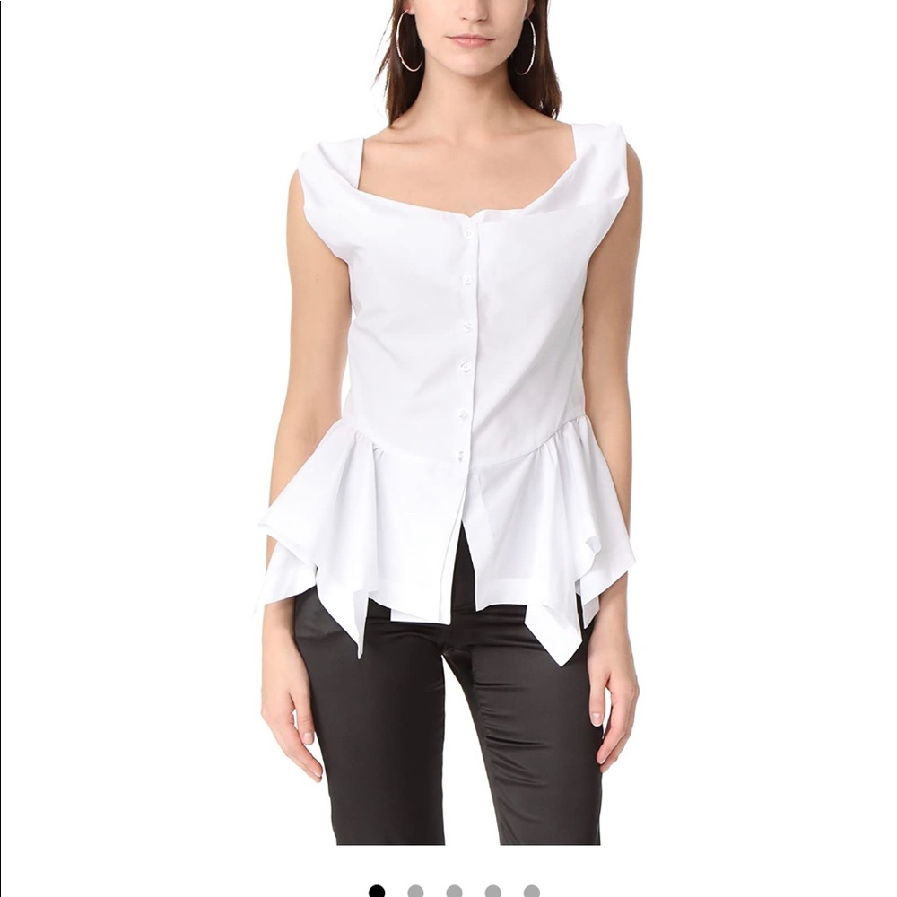 Jour/né slightly off shoulder top. Euro. Sz40. NWT